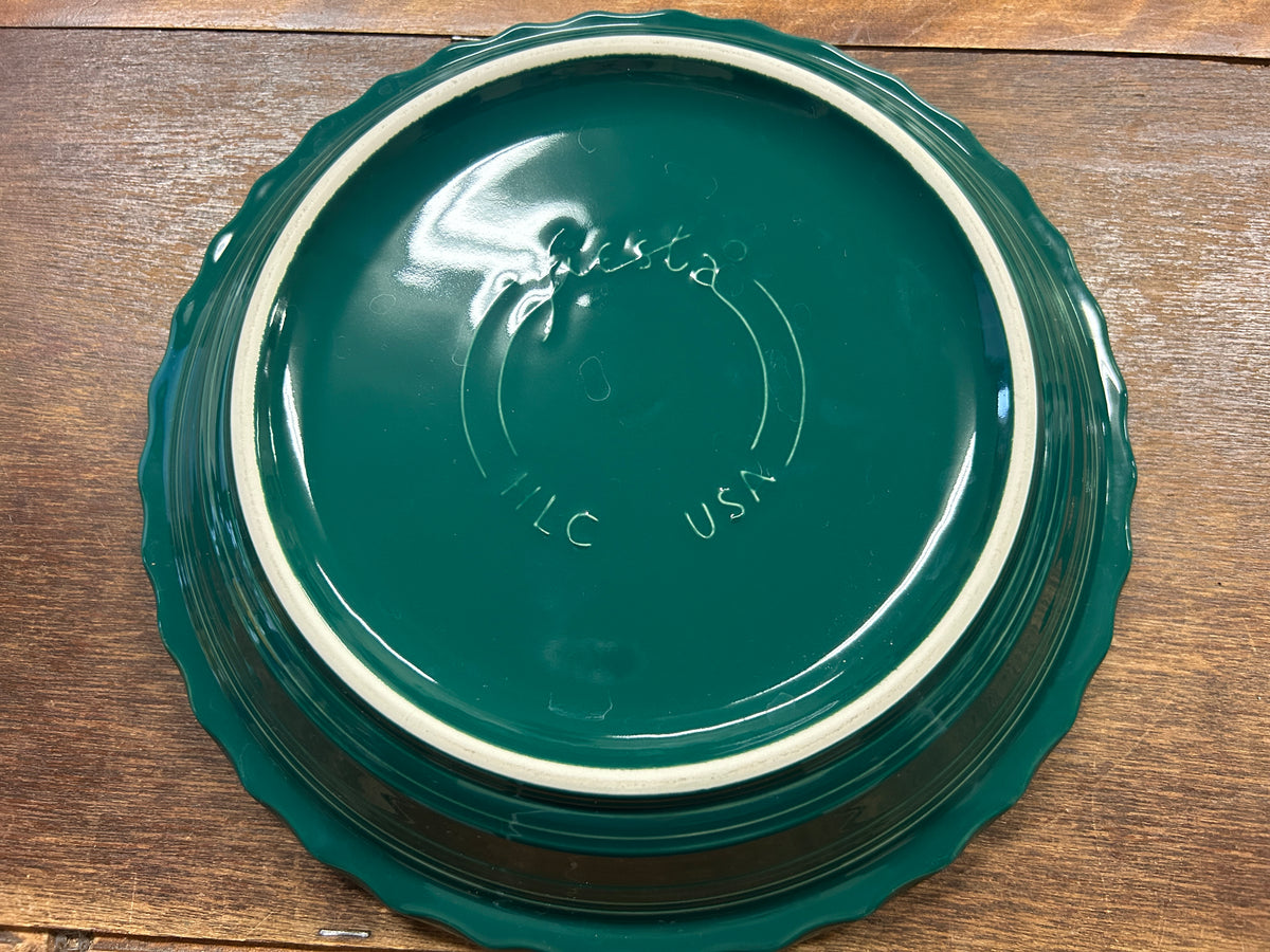 Fiestaware Green Pie Plate, 9"