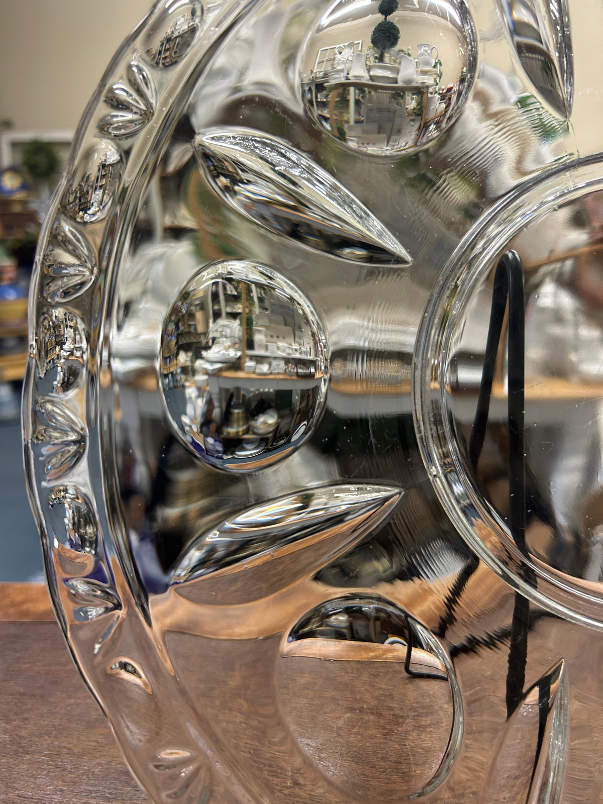 Clear Colony Glass Classique Round Platter, 14 1/4"