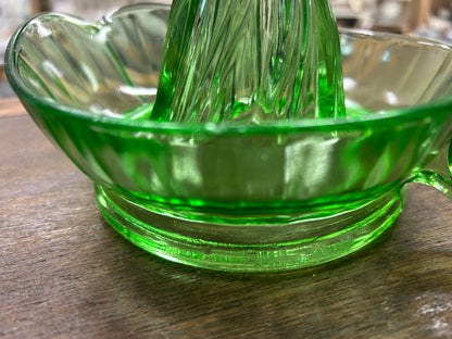 Anchor Hocking Uranium Green Juicer, 8"