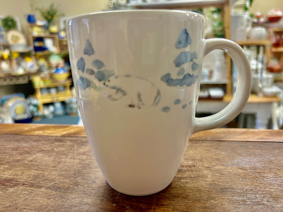 Blue & White Pfaltzgraff NEW Winter Frost Mug, 4 3/4"