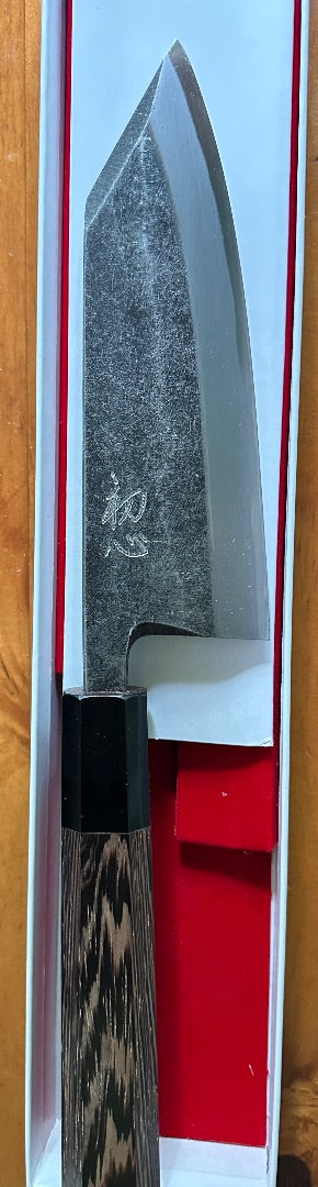Hatsukokoro Shirasagi Blue #2 Kurouchi Tsuchime Kiritsuke Deba 150
