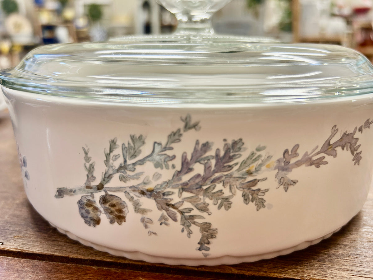 Blue & White Pfaltzgraff NEW Winter Frost 1.5 QT Baker, 1.5 QT