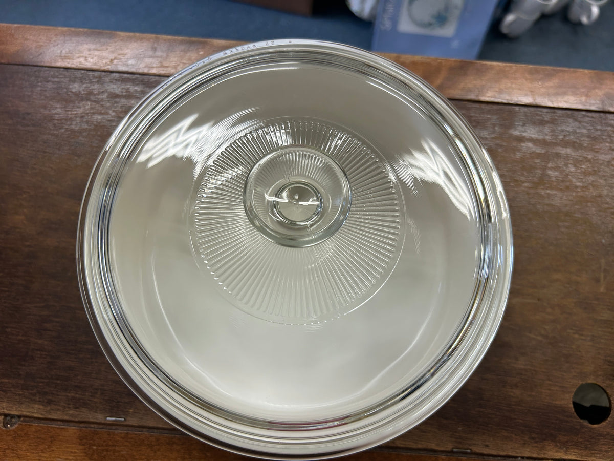 Blue & White Pfaltzgraff NEW Winter Frost 2.5 QT Baker, 8 3/4"