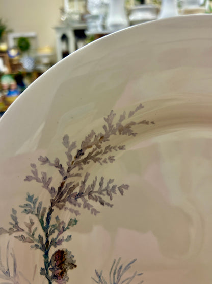 Blue & White Pfaltzgraff Winter Frost Dinner Plate, 11"