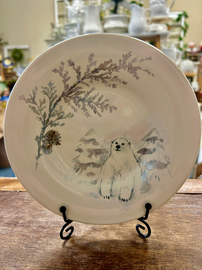 Blue & White Pfaltzgraff Winter Frost Plate, 6 1/2"