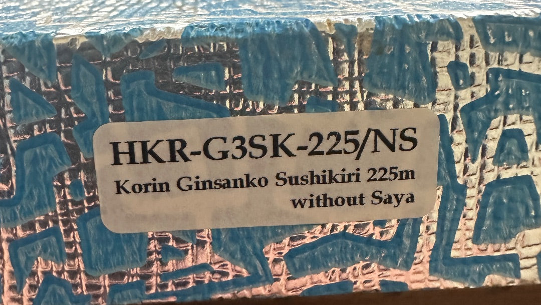 Korin Ginsanko Sushikiri 225mm