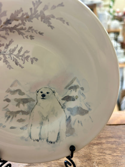 Blue & White Pfaltzgraff Winter Frost Plate, 6 1/2"