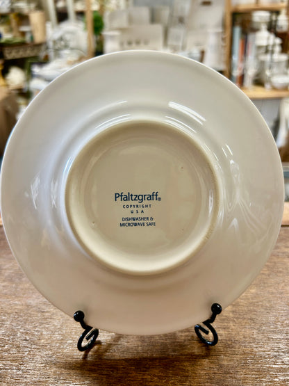 Blue & White Pfaltzgraff Winter Frost Plate, 6 1/2"