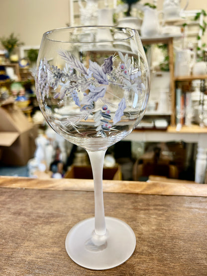 Pfaltzgraff NEW Winter Frost Wine, 8 1/2"