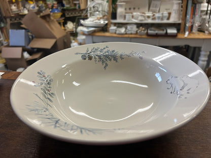 Blue & White Pfaltzgraff Winter Frost Bowl, 10"