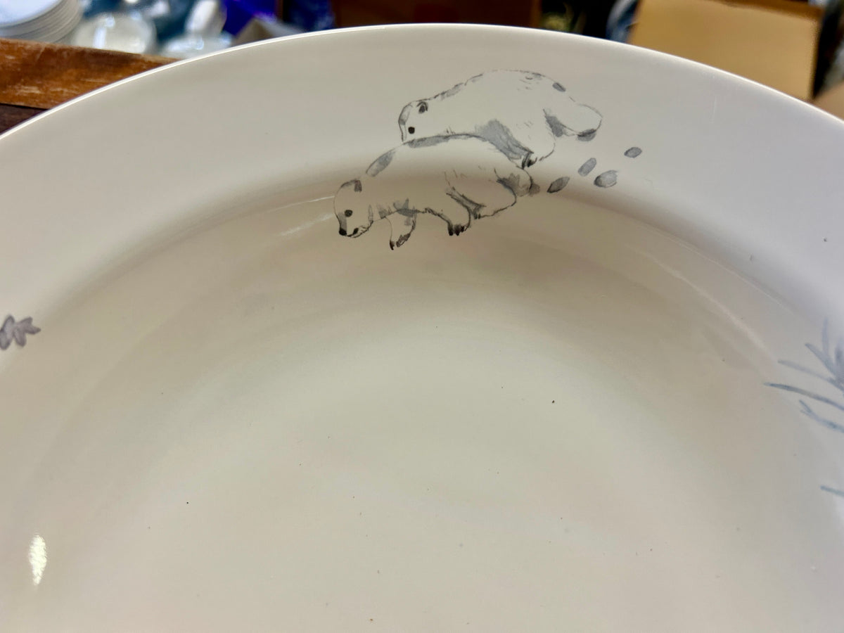 Blue & White Pfaltzgraff Winter Frost Bowl, 10"