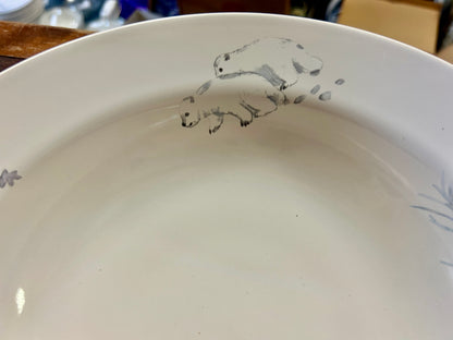 Blue & White Pfaltzgraff Winter Frost Bowl, 10"