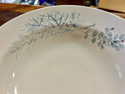 Blue & White Pfaltzgraff Winter Frost Bowl, 10"
