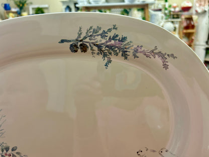 Blue & White Pfaltzgraff Winter Frost Platter, 14"
