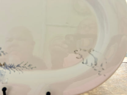 Blue & White Pfaltzgraff Winter Frost Platter, 14"