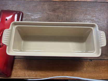 Le Creuset NEW 1.5 QT Terrine Red #28 France, 1.5 QT