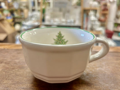 Red Green White Pfaltzgraff Christmas Heritage Mug/Cup, 2 1/2"
