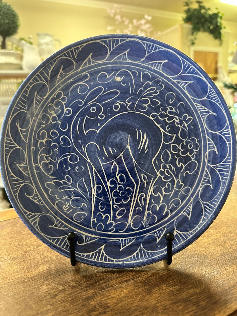 Made in Egypt Sgraffito Plate