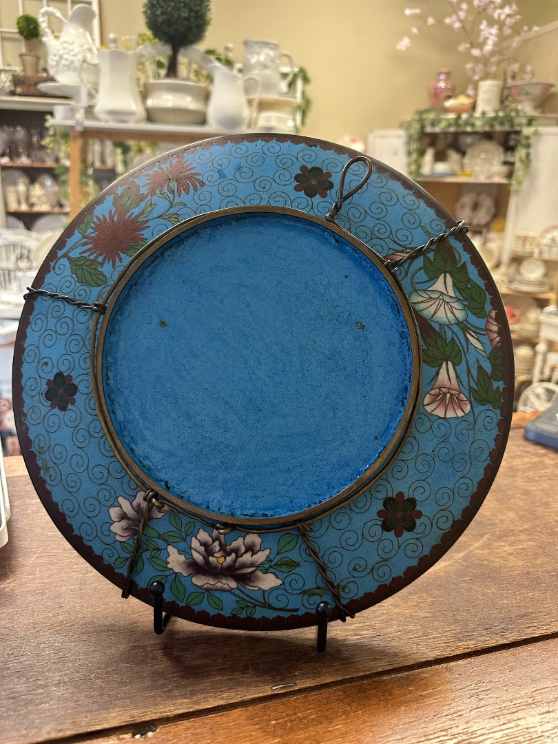 Japan Meiji Cloisonne Fish Platter