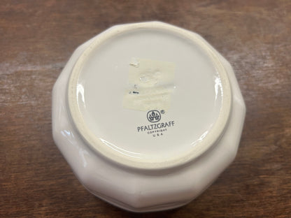 Red Green White Pfaltzgraff Christmas Heritage Bowl, 4 3/4"