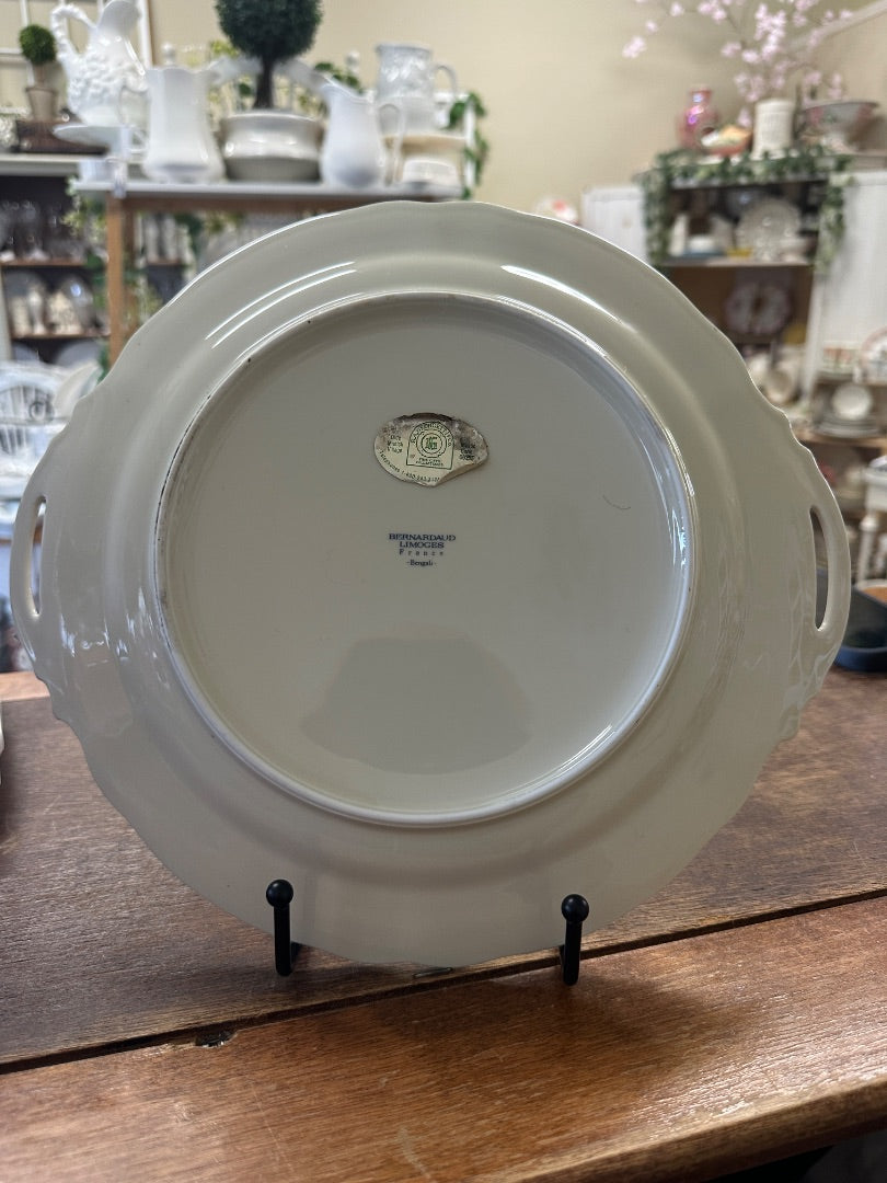 Limoges Bengali Handled Plate, 11.75"
