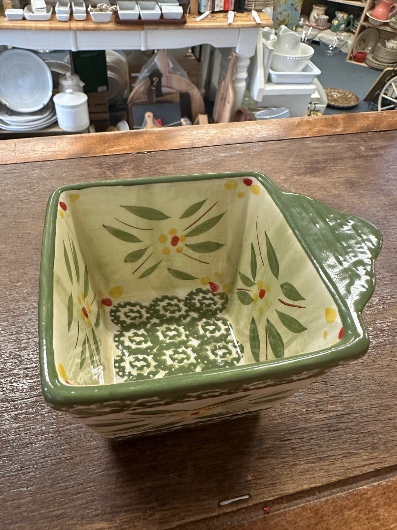 Temptations Old World Square Bowl
