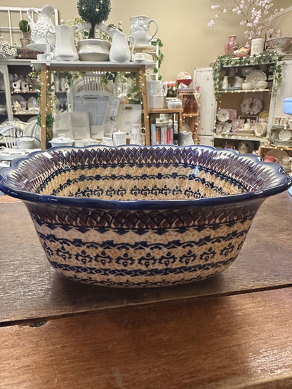 Manufaktura Polish Pottery Square Bowl