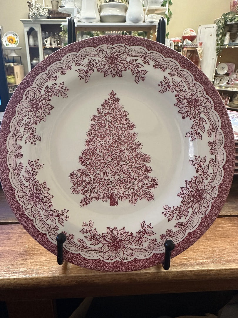 Staffordshire Engravings Yuletide Plate