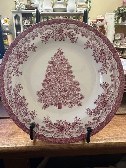 Staffordshire Engravings Yuletide Plate