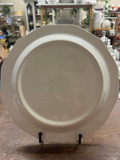 Red Green White Pfaltzgraff Christmas Heritage Dinner Plate, 10 3/4"