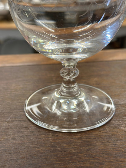 Clear Pier 1 Eliza Goblet, 7 1/2"