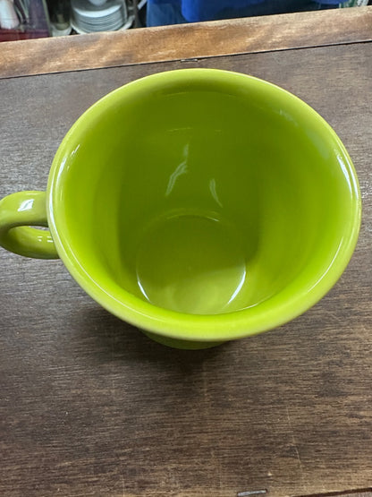 Green Fiestaware Keyhole Mug