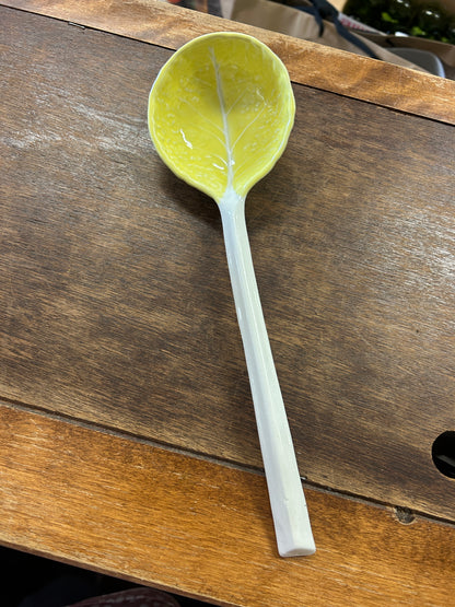 Yellow Cabbage Spoon, 12"
