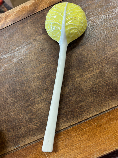 Yellow Cabbage Spoon, 12"