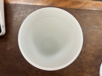 White Anchor Hocking Hobnail Milk Glass Goblet, 5 1/2"