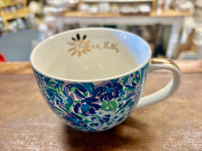 Multicolor Lilly Pulitzer Flowers Mug, 3 1/4"