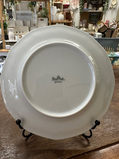 White Rosenthal Continental Maria Plate Germany, 7.75"