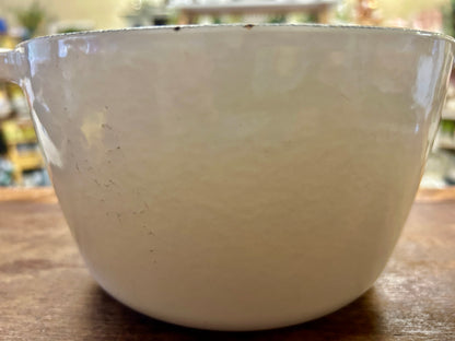 Le Creuset White 2 .25 QT Sauce Pan France, 2.25 QT