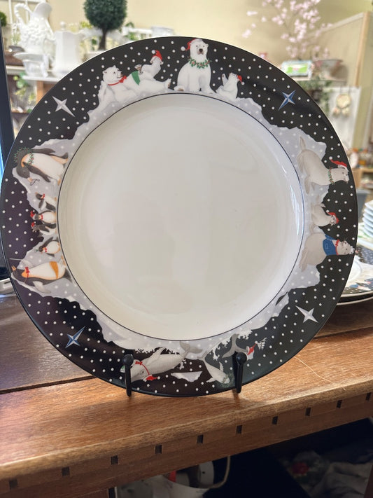 Noritake Epoch Polar Party Plate, 10 1/2"