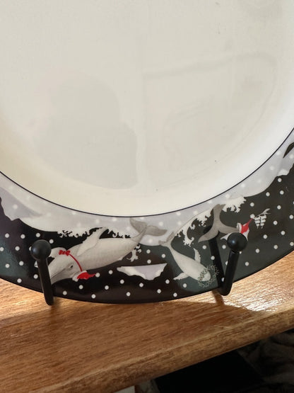 Noritake Epoch Polar Party Plate, 10 1/2"
