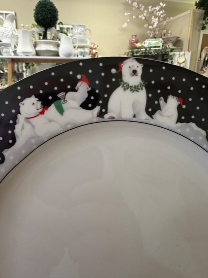 Noritake Epoch Polar Party Plate, 10 1/2"