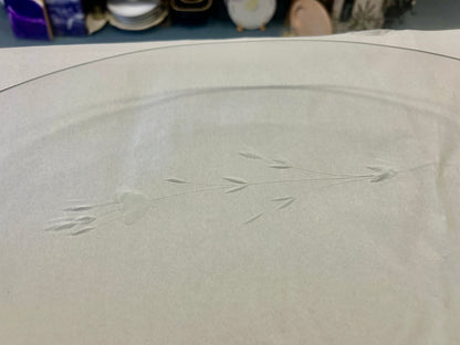 Clear Princess House Heritage Oval Platter, 18 1/2"