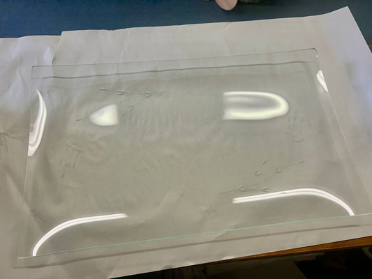 Clear Princess House Heritage Rectangle Platter, 19 3/4"