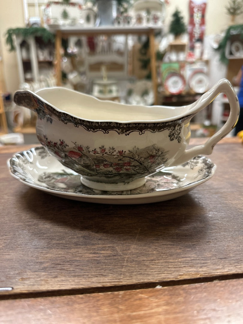 Johnson Bros FV Gravy Boat & Underplate