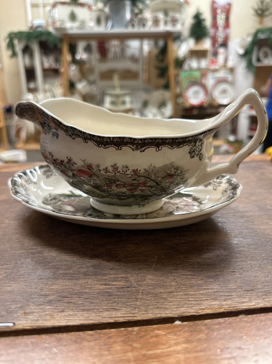 Johnson Bros FV Gravy Boat & Underplate