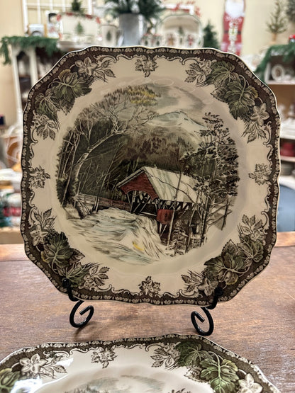 Johnson Bros FV Covered Bridge Plate, 7.5"