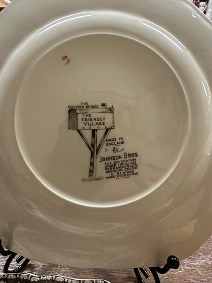 Johnson Bros FV Covered Bridge Plate, 7.5"