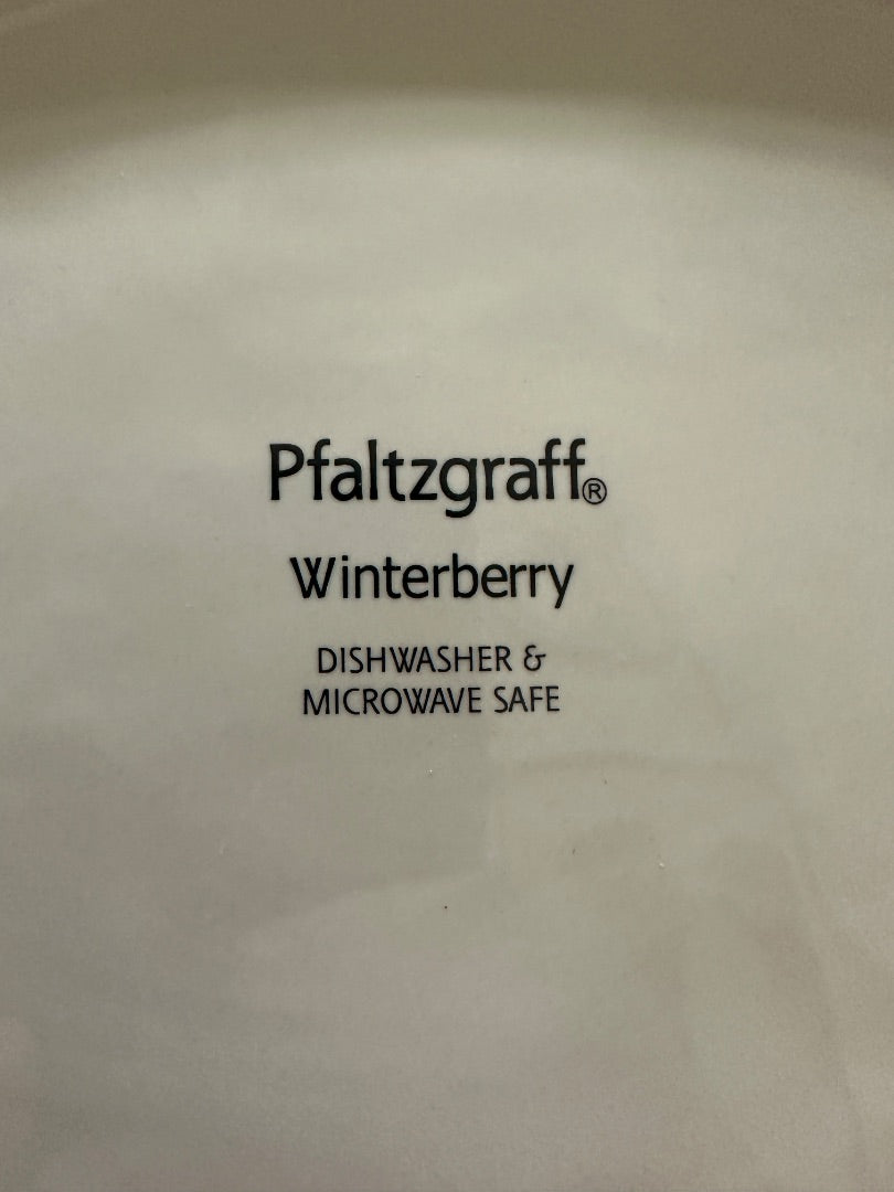 Red Green White Pfaltzgraff WB Bless This House Platter, 11"x8.75"