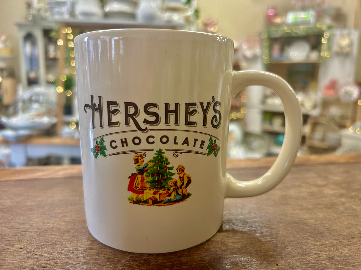 Cream Hershey's Christmas Mug, 4 3/4"