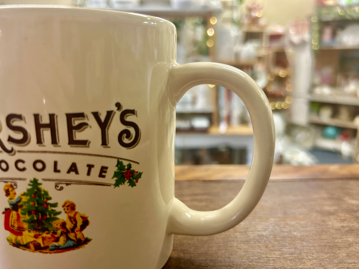 Cream Hershey's Christmas Mug, 4 3/4"
